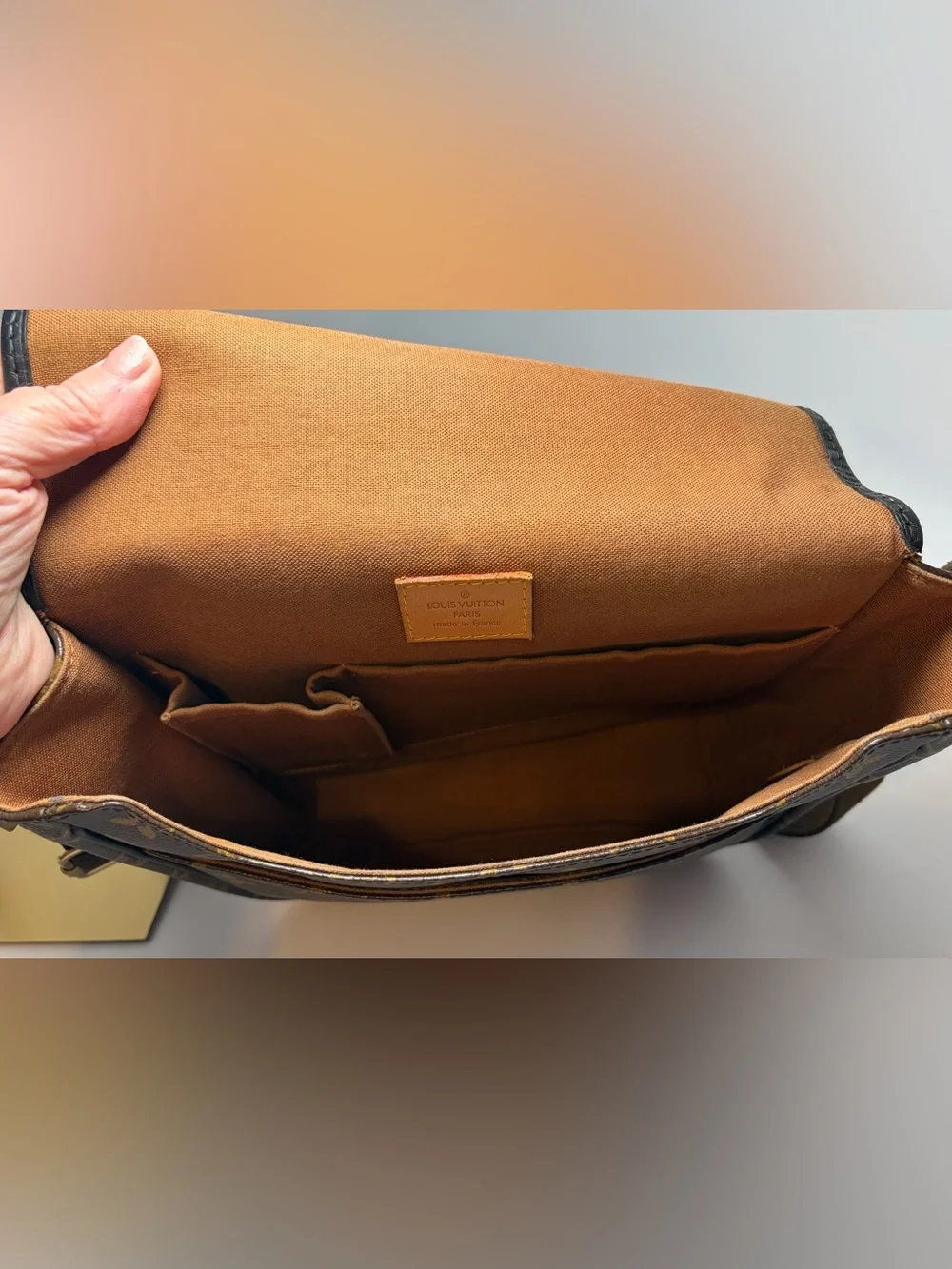 Louis Vuitton Bosphore PM Messenger Bag Macassar Monogram